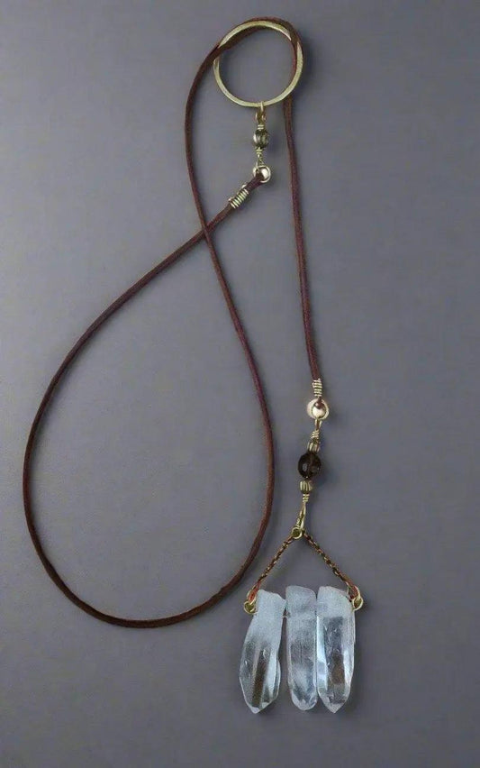 Quart Lariat Talisman Necklace - Studio Athene Noctua