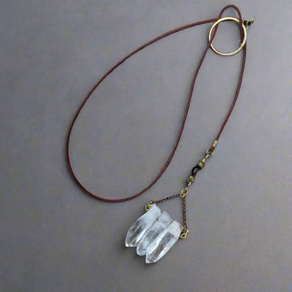Quart Lariat Talisman Necklace - Studio Athene Noctua